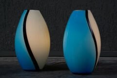 Eglo German Glass Table Lamp