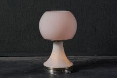 Mazzega Opal Glass Table Lamp